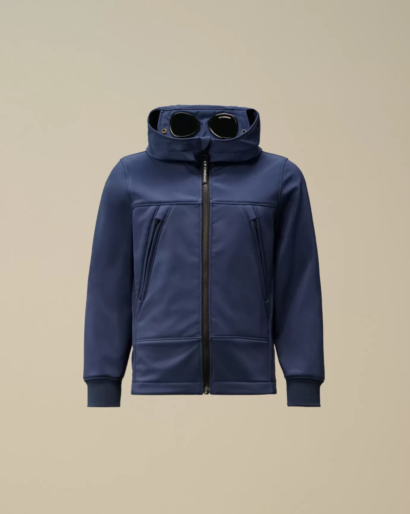 Clothing 4-8<C.P. Company U16 C.P. Shell-R Goggle Jacket Estate Blue