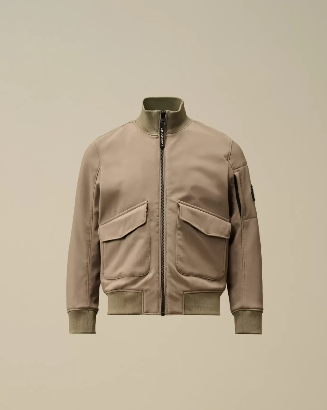 Clothing 4-8<C.P. Company U16 C.P. Shell-R Lens Bomber Jacket Walnut – Beige