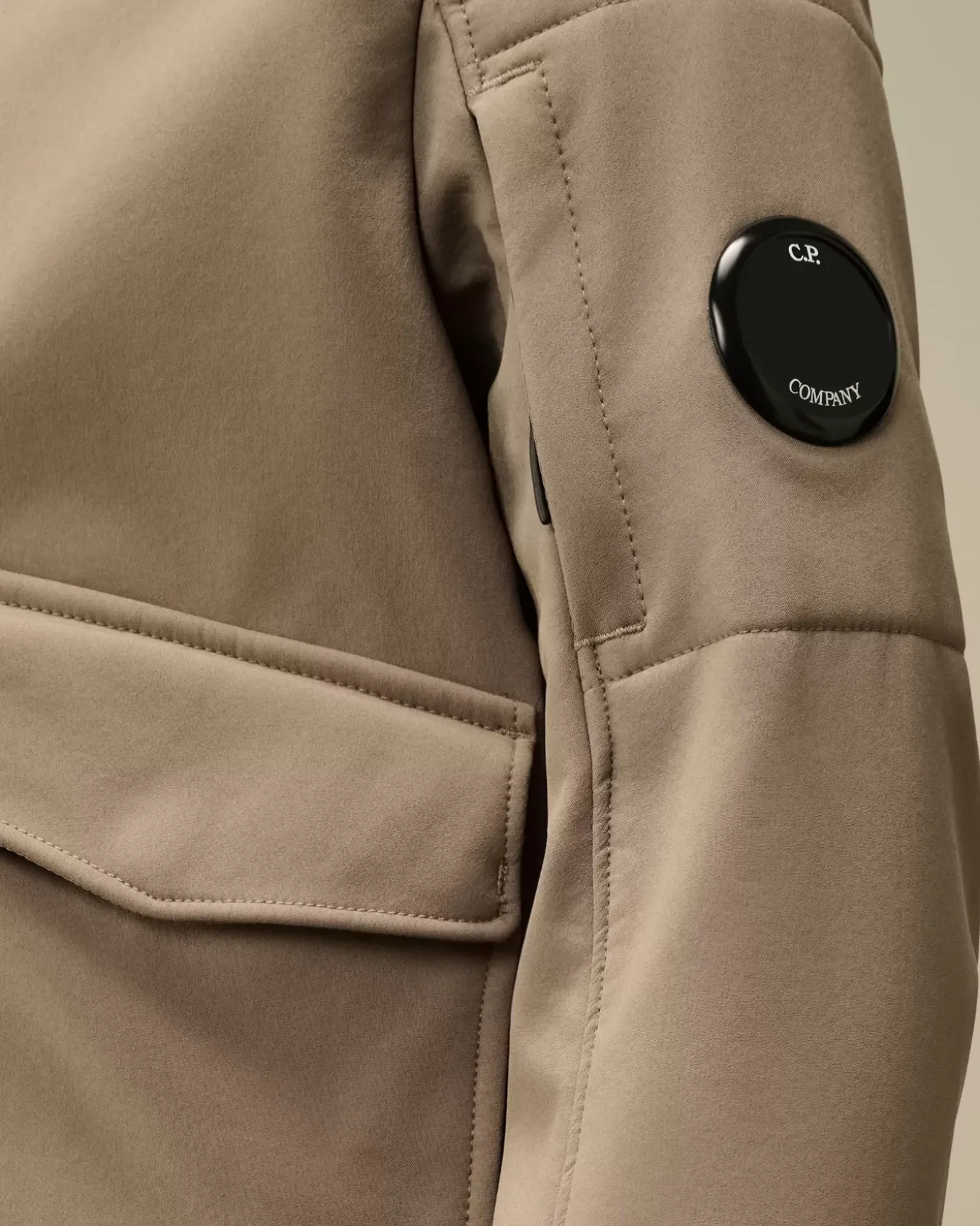 Clothing 4-8<C.P. Company U16 C.P. Shell-R Lens Bomber Jacket Walnut – Beige