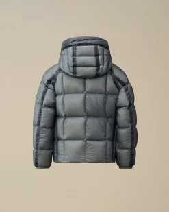 Clothing 4-8<C.P. Company U16 D.D. Shell Ripstop Hooded Down Jacket Flint Stone – Blue