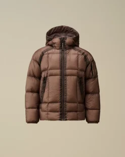 Clothing 4-8<C.P. Company U16 D.D. Shell Ripstop Hooded Down Jacket Purple Dove