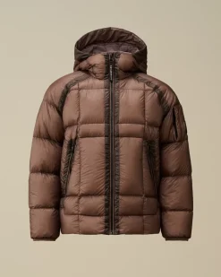 Clothing 10-14<C.P. Company U16 D.D. Shell Ripstop Hooded Down Jacket Purple Dove