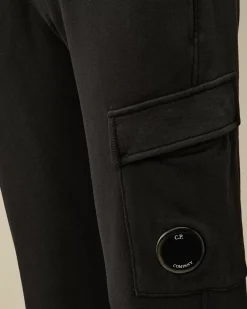 Clothing 4-8<C.P. Company U16 Diagonal Fleece Lens Sweatpants Black