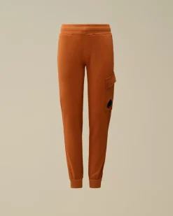 Clothing 2-3<C.P. Company U16 Diagonal Fleece Lens Sweatpants Bombay Brown