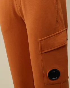 Clothing 2-3<C.P. Company U16 Diagonal Fleece Lens Sweatpants Bombay Brown