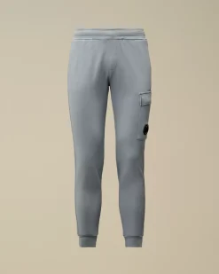 Clothing 4-8<C.P. Company U16 Diagonal Fleece Lens Sweatpants Flint Stone – Blue