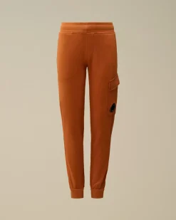 Clothing 4-8<C.P. Company U16 Diagonal Fleece Lens Sweatpants Bombay Brown