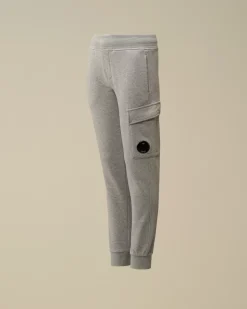 Clothing 2-3<C.P. Company U16 Diagonal Fleece Lens Sweatpants Grey Melange
