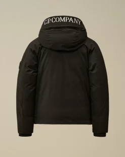 Clothing 10-14<C.P. Company U16 Pro-Tek Down Hooded Jacket Black