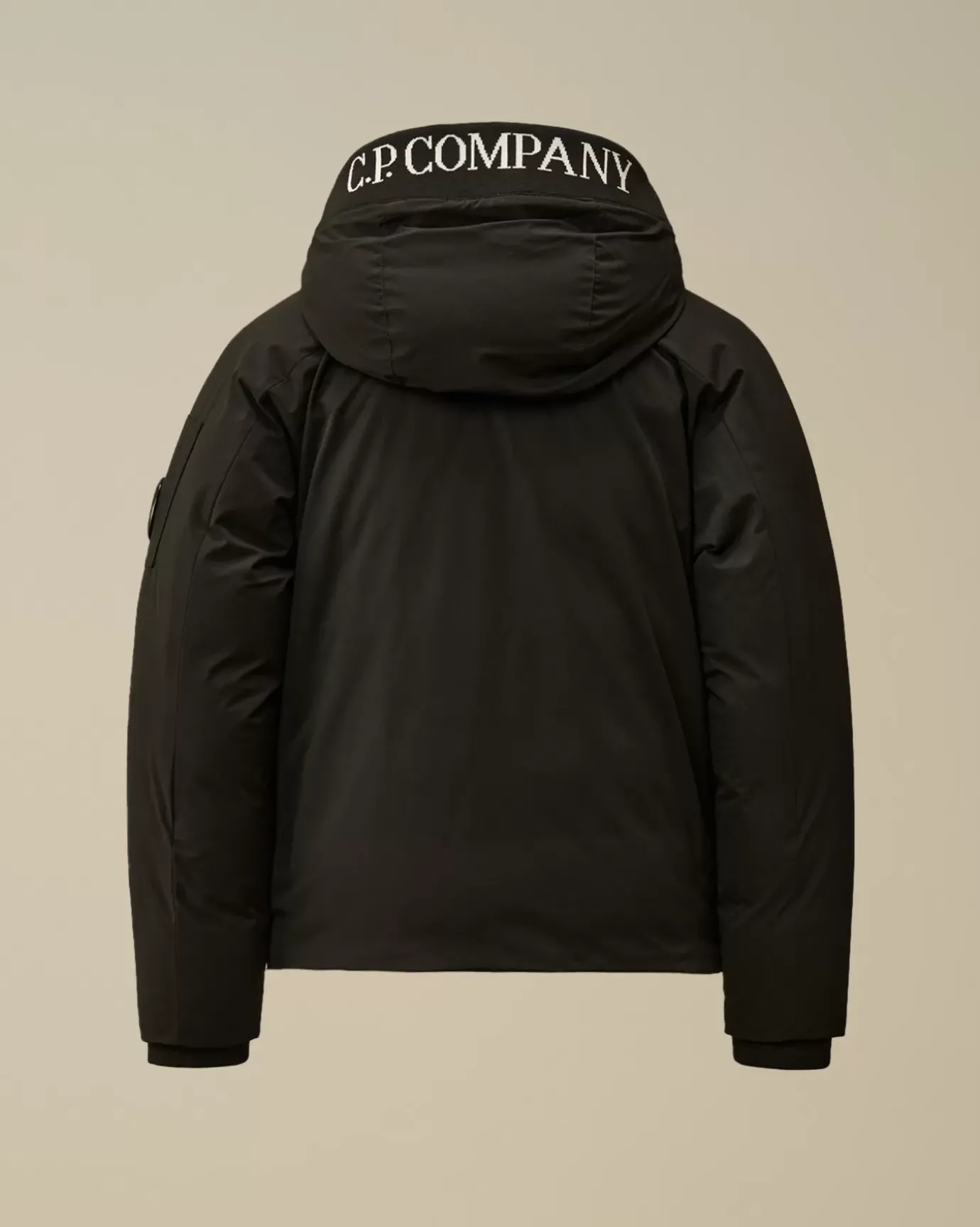 Clothing 10-14<C.P. Company U16 Pro-Tek Down Hooded Jacket Black