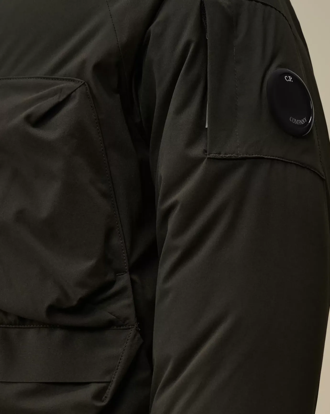 Clothing 4-8<C.P. Company U16 Pro-Tek Down Hooded Jacket Black