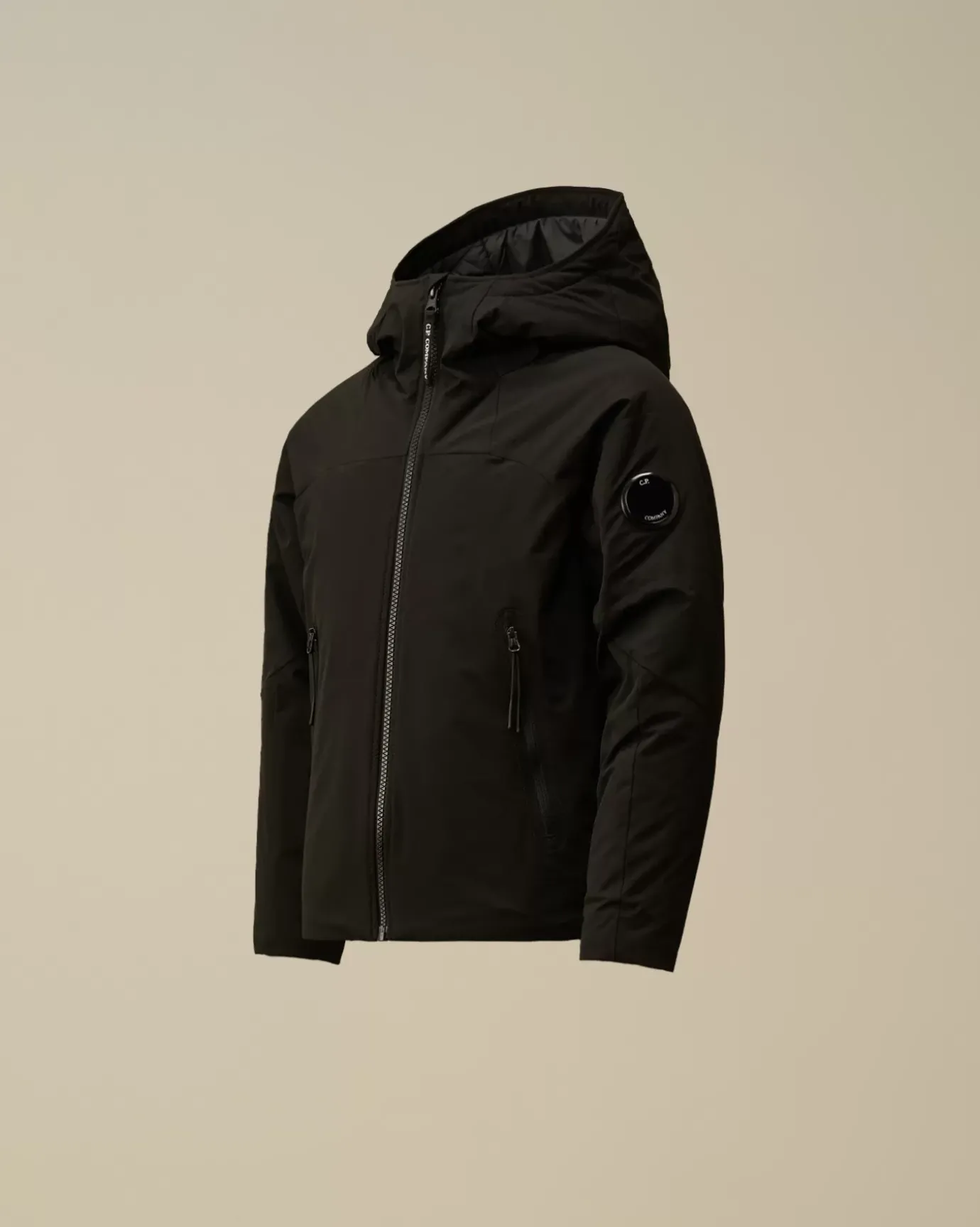 Clothing 4-8<C.P. Company U16 Pro-Tek Padded Hooded Jacket Black