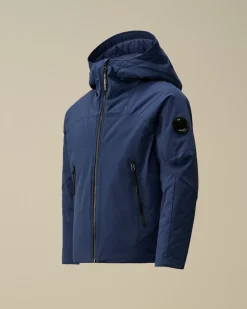 Clothing 10-14<C.P. Company U16 Pro-Tek Padded Hooded Jacket Estate Blue