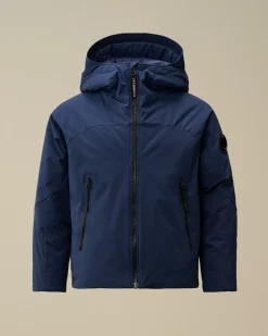 Clothing 10-14<C.P. Company U16 Pro-Tek Padded Hooded Jacket Estate Blue