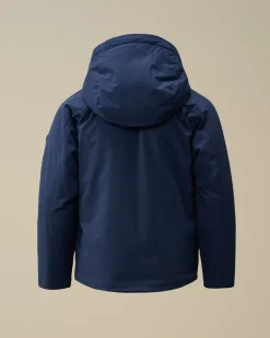 Clothing 10-14<C.P. Company U16 Pro-Tek Padded Hooded Jacket Estate Blue