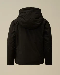 Clothing 10-14<C.P. Company U16 Pro-Tek Padded Hooded Jacket Black