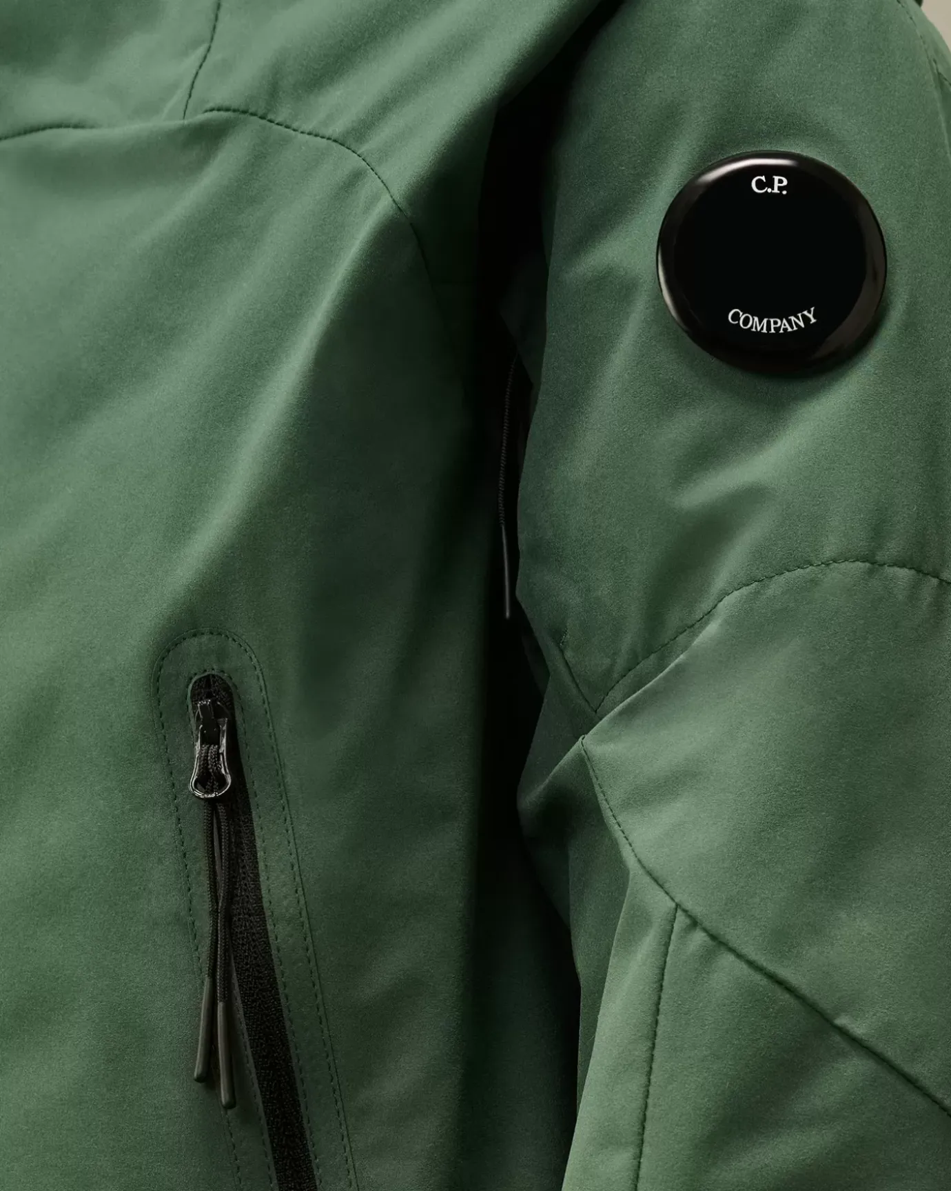 Clothing 4-8<C.P. Company U16 Pro-Tek Padded Hooded Jacket Artichoke Green
