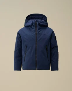 Clothing 4-8<C.P. Company U16 Pro-Tek Padded Hooded Jacket Estate Blue