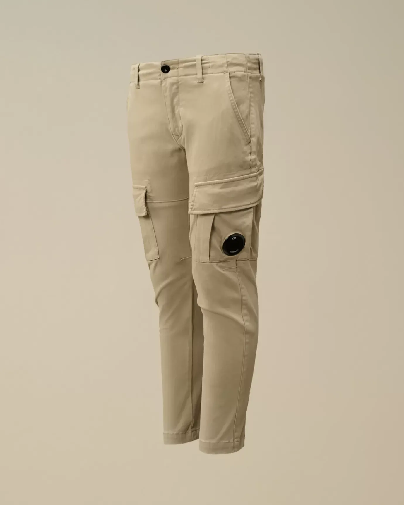 Clothing 4-8<C.P. Company U16 Stretch Sateen Lens Cargo Pants Vintage Khaki – Beige