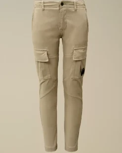 Clothing 10-14<C.P. Company U16 Stretch Sateen Lens Cargo Pants Vintage Khaki – Beige