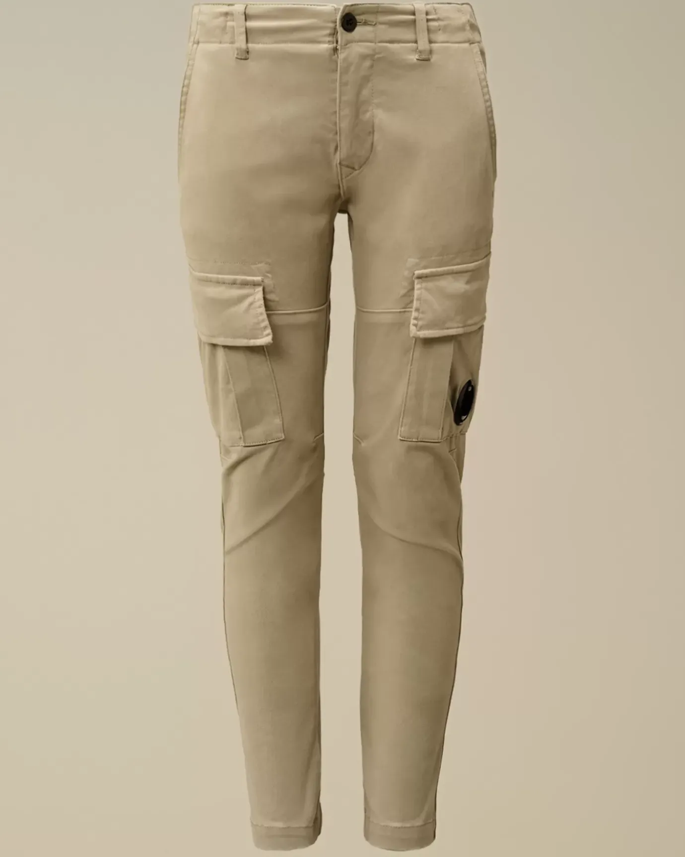 Clothing 10-14<C.P. Company U16 Stretch Sateen Lens Cargo Pants Vintage Khaki – Beige
