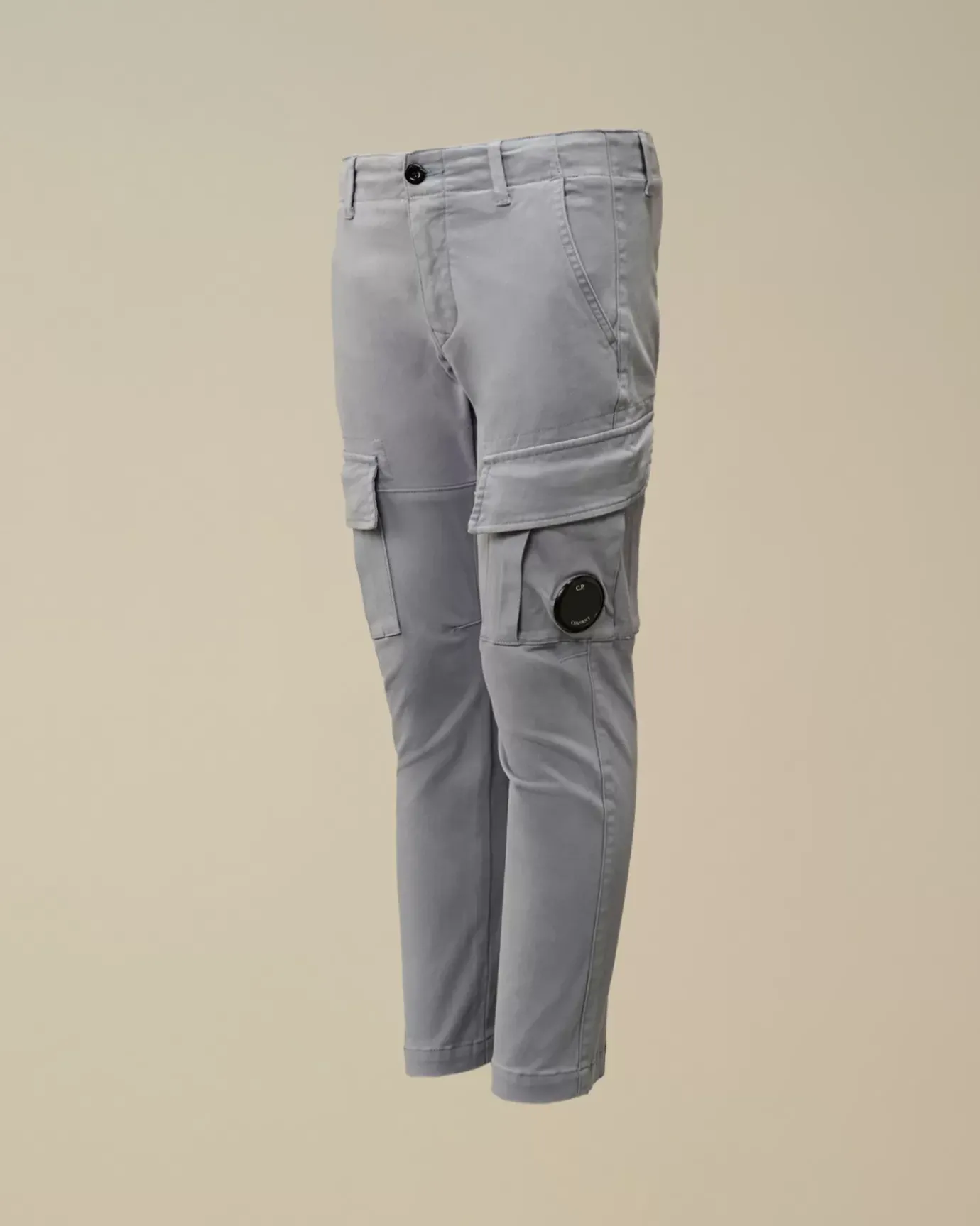Clothing 4-8<C.P. Company U16 Stretch Sateen Lens Cargo Pants Flint Stone – Blue