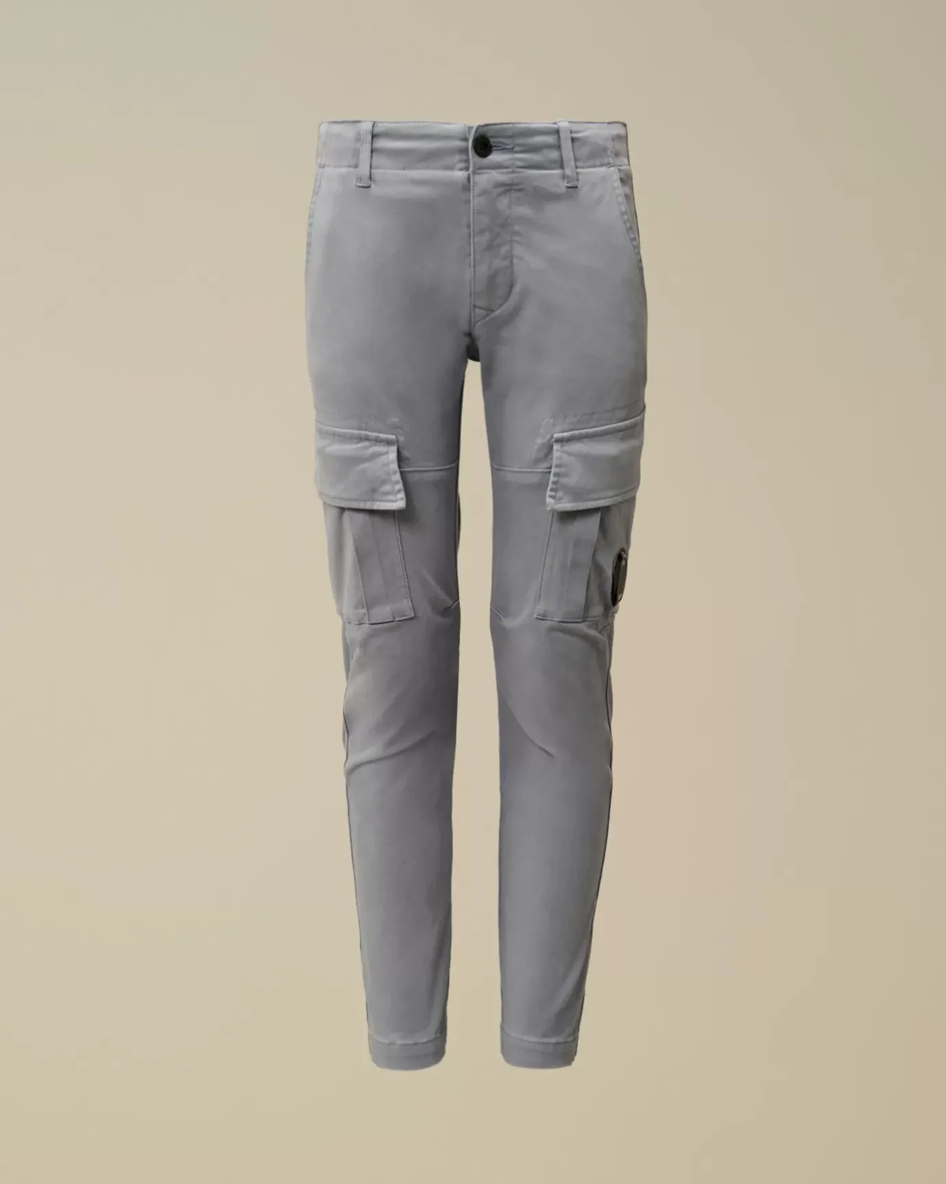 Clothing 4-8<C.P. Company U16 Stretch Sateen Lens Cargo Pants Flint Stone – Blue