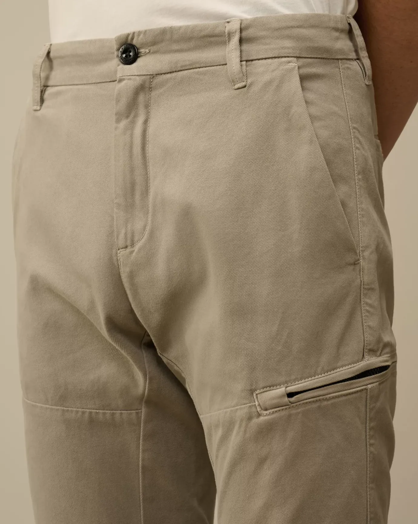 Trousers<C.P. Company Vintage Army Structure Ergonomic Pants Vintage Khaki – Beige