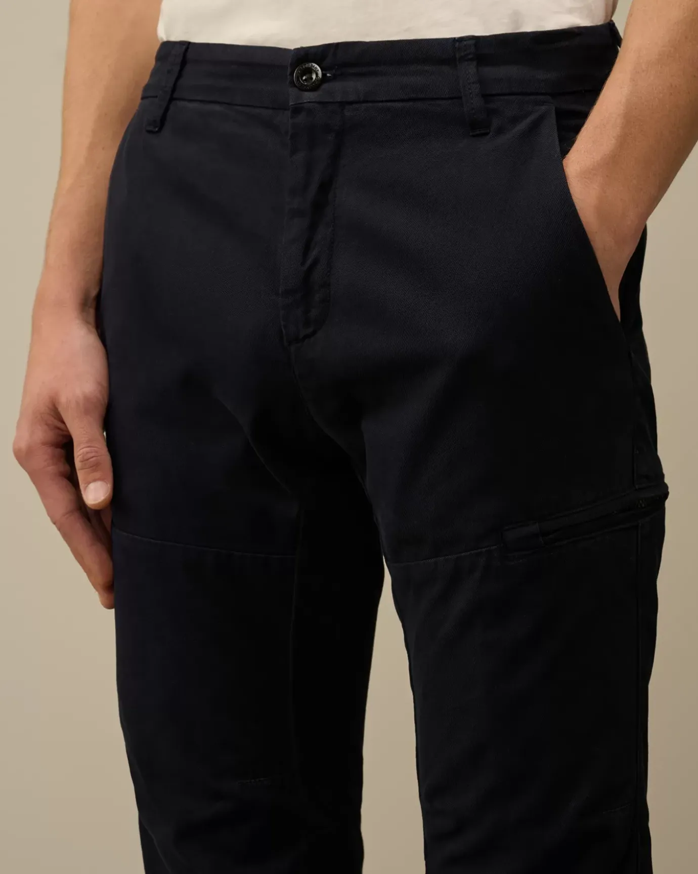 Trousers<C.P. Company Vintage Army Structure Ergonomic Pants Total Eclipse – Blue